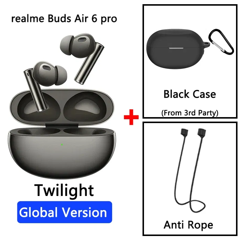 Color: Beige, Ships From: CHINA - New! Global Version Buds Air 6 Pro True Wireless Earphone 50dB Deep Sea Noise Reduction 2.0 Bluetooth 5.3 IP55 Headphone