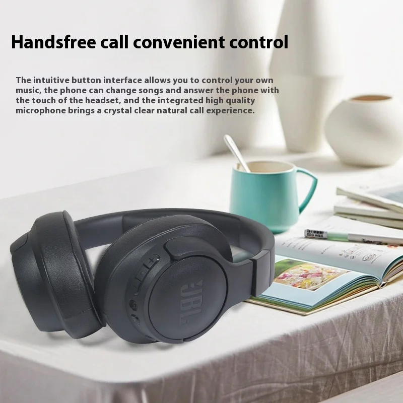 Color: Skin Color - 100%Original  JBL TUNE 770NC Bluetooth Wireless Headset Noise Reduction Headphones 55 hours of battery life Bluetooth 5.0