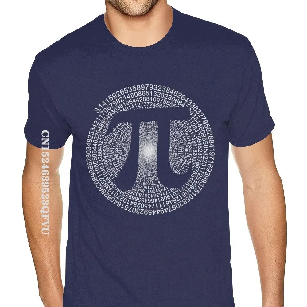 Color: Beige, Size: S - Classic Pi T Shirt 3,14 Pi Number Symbol Math Science Gift Tee Shirts For Men Make Your Own Soft Cotton HipHop Print Tee