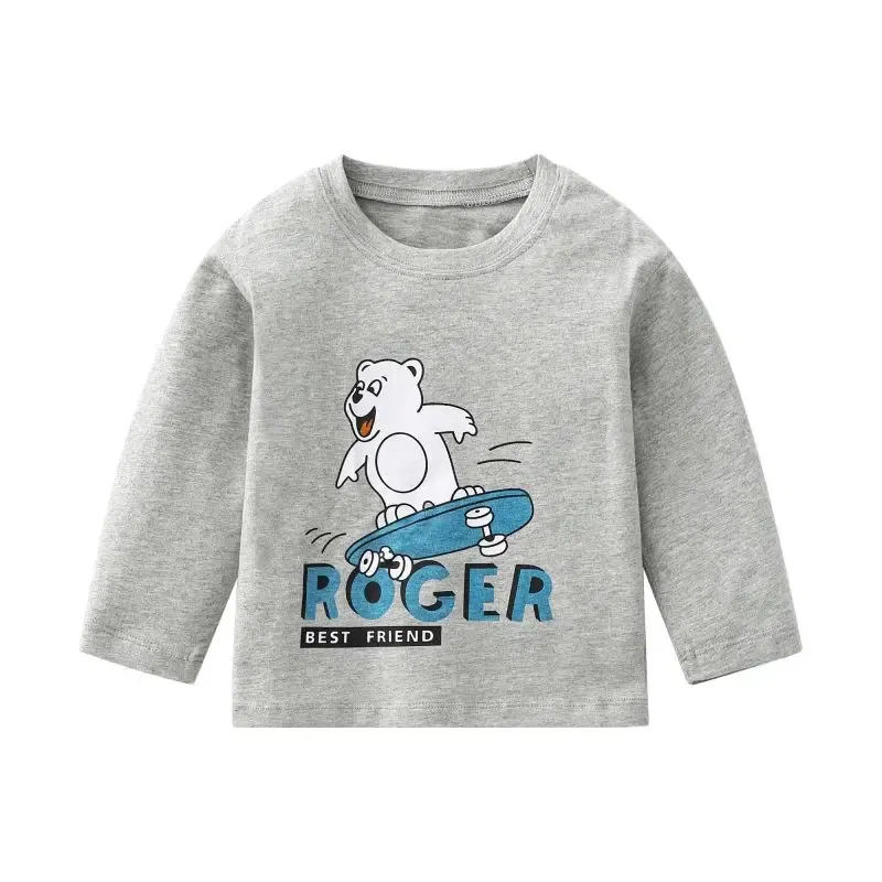 Color: Yellow, Kid Size: 24M - Children's long-sleeved T-shirt 2024 spring & fall new style small and medium-sized kidsren's baby round neck bottoming shirt