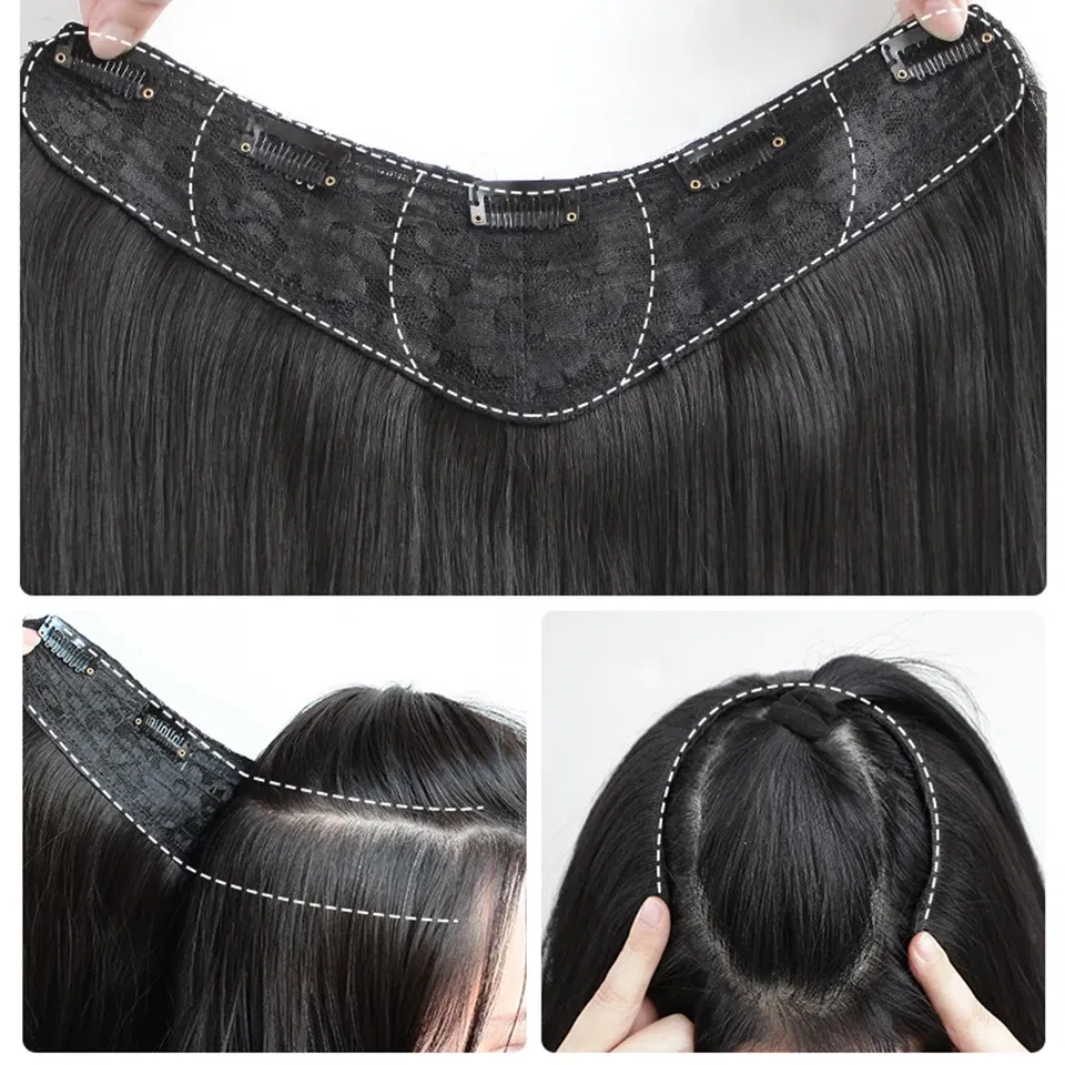 Color: P12/613 - AOSI Part Synthetic Clip In Hair Extension Long Thick Curly Natural Blonde Flase Hair Hairpieces For Women Heat Resistant