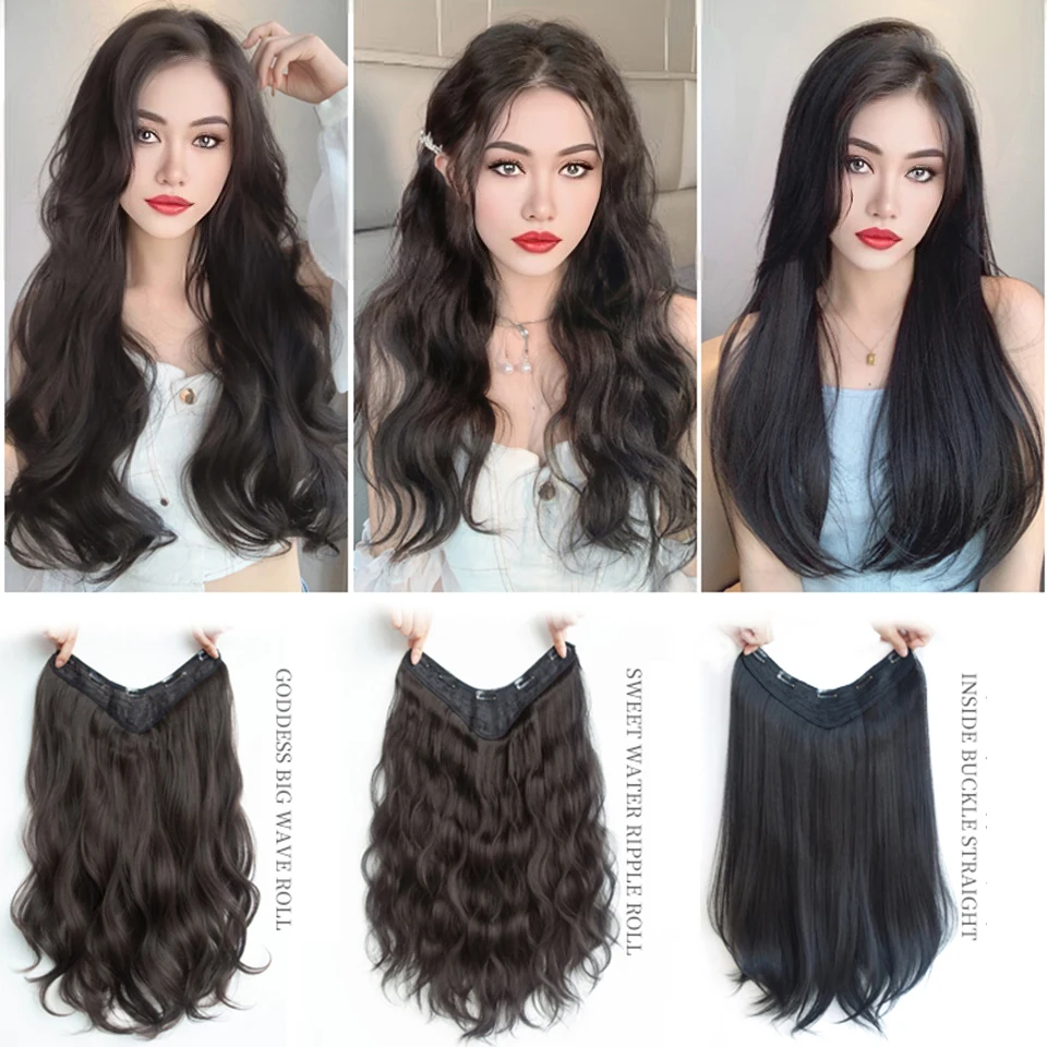 Color: P12/613 - AOSI Part Synthetic Clip In Hair Extension Long Thick Curly Natural Blonde Flase Hair Hairpieces For Women Heat Resistant