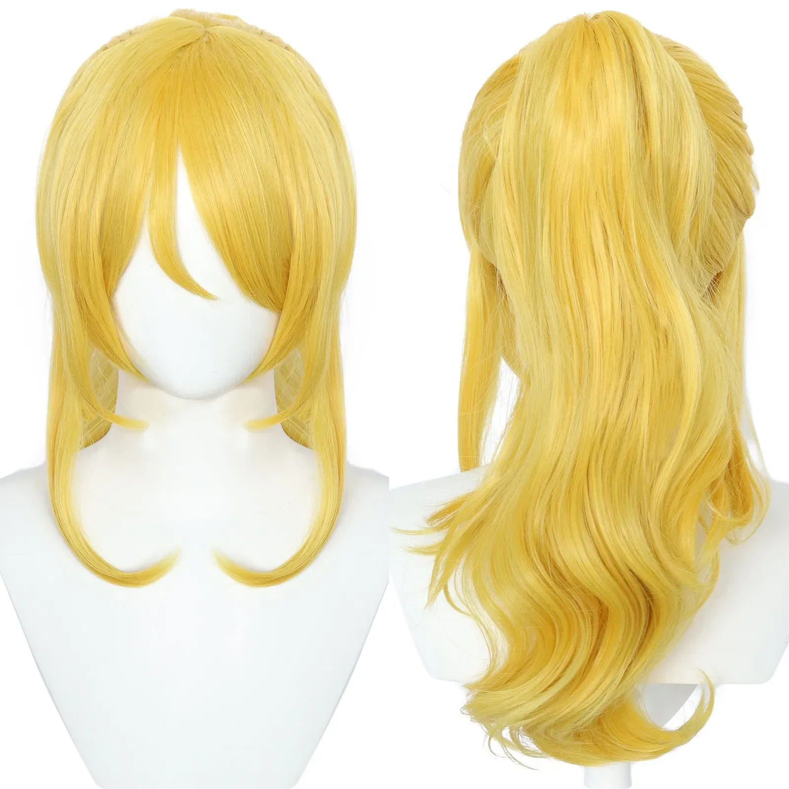 Color: WHITE - Baby Girls Accessories Princess Peach Accessory Children Pink Headband Crown Wig Necklace Party Aurora Cosplay Dress Up Outfits