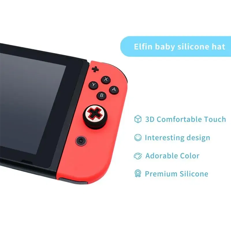 Color: Light Blue, Ships From: CHINA - for Nintendo Switch Joycon Thumbstick Caps Silicone Rocker Case Joystick Cover Protective Cover Joy Con Grip Cap for Switch OLED