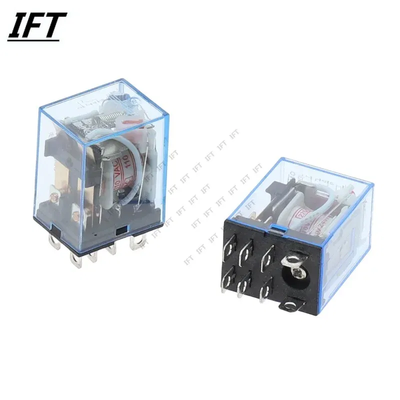 Size: S - 1Pc LY2NJ HH62P HHC68A-2Z Electronic Micro Mini Electromagnetic Relay 10A 8PIN Coil DPDT DC12V,24V AC110V 220V Hot