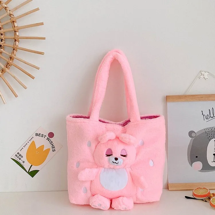 Color: Multicolor - Disney Anime Lilo & Stitch Toy Kawaii Messenger Bag Girl Heart Handbag Stitch Doll Children Cartoon Soft Sweetheart Shoulder Bag