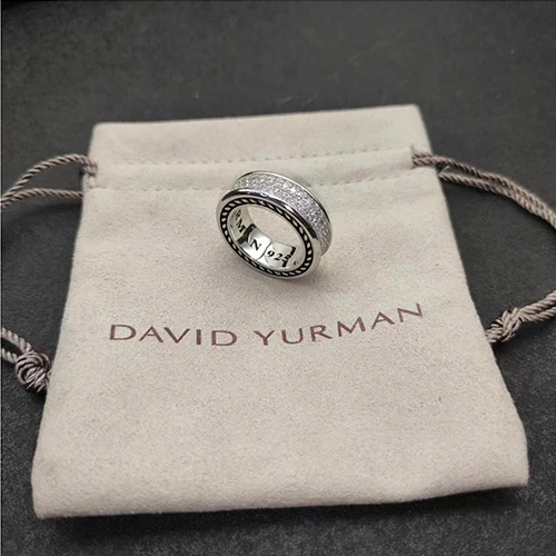 Gem Color: Red, Ring Size: 8 - Get Your Sparkle On With 2024'S Latest Fashion Accessory - S925 Silver Dy Ring With Jewel Accents!
