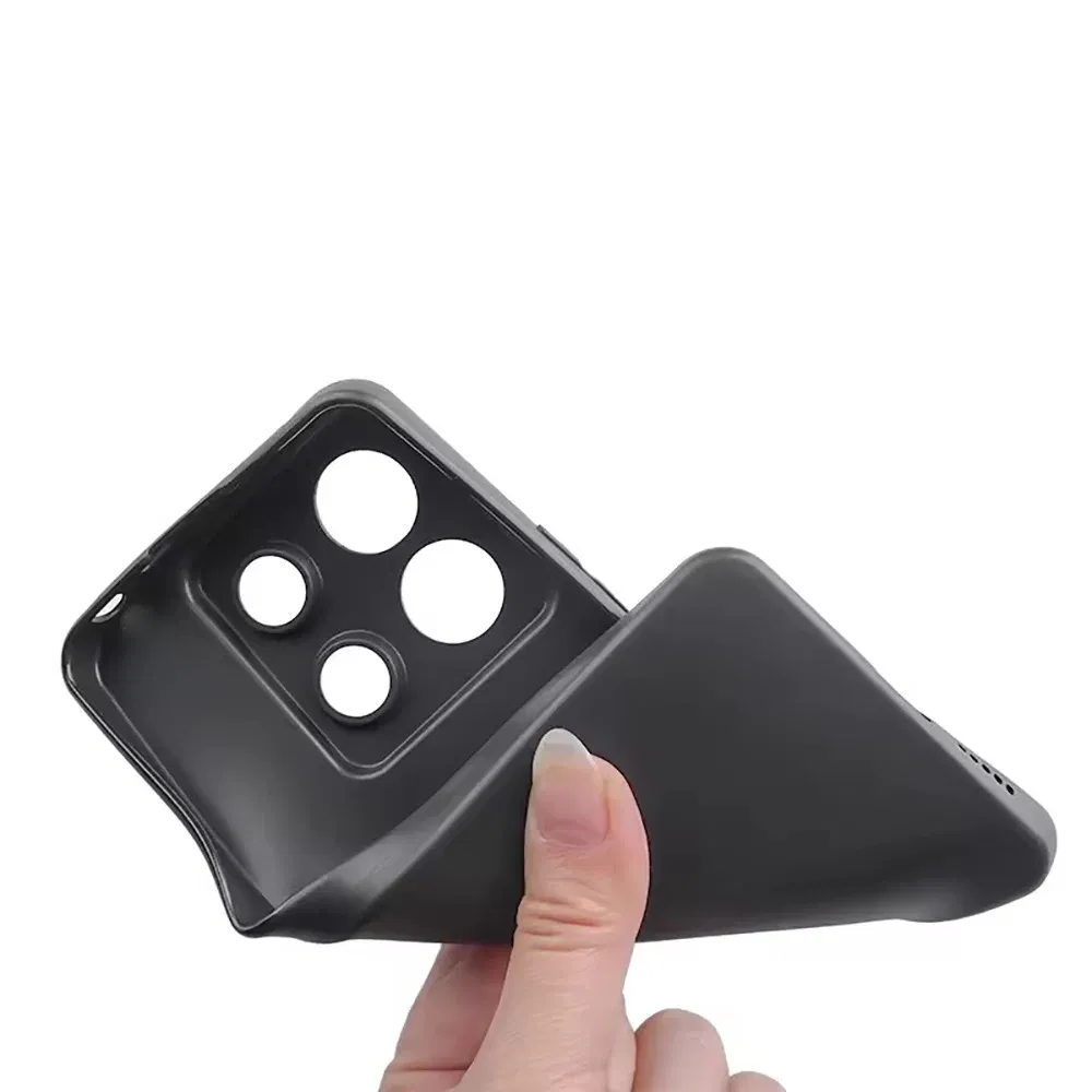 Color: Colorful, Material: ABS - Black Practical Silicone Phone Case For Xiaomi Redmi Note 14 13 12 11 10 9 8 7 Pro Plus 5G 4G 8T 9S 9T 10T 10S 11S 12S Cover