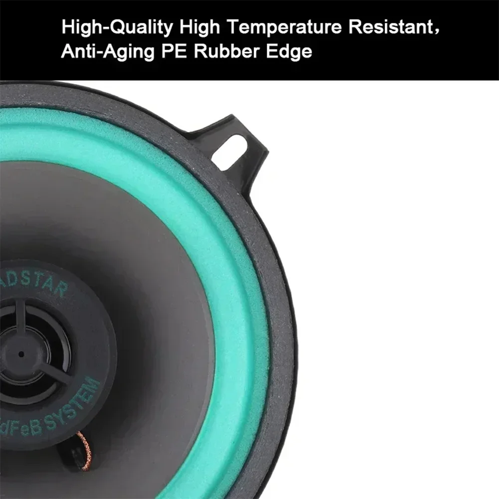 Size: 8" - 4/5/6.5 Inch Car Speakers HiFi Coaxial Subwoofer Universal Automotive Audio Music Full Range Frequency Car Stereo Speaker 1pcs