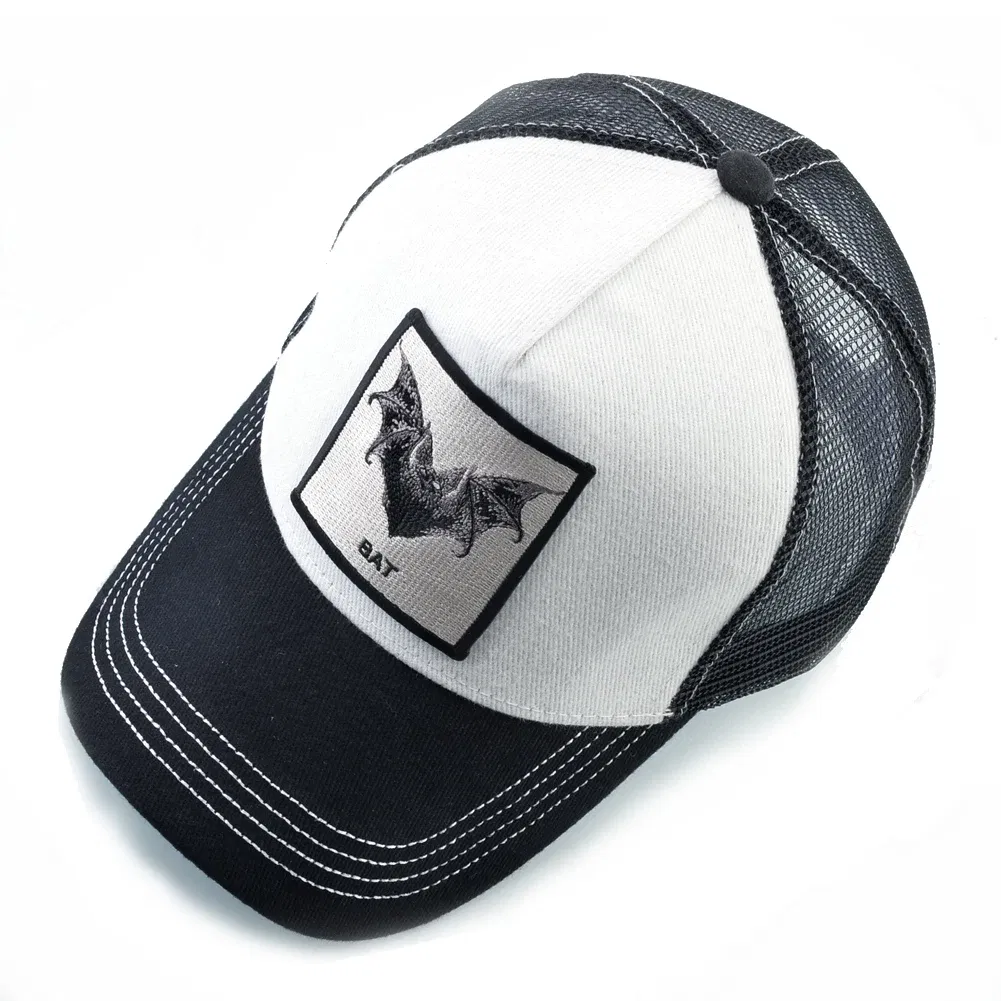 Color: Orange - Baseball Cap With Bat Embroidery Four Seasons Snapback Trucker Caps Men Women Fashion Hip Hop Baseball Hat Outdoor Visor Caps