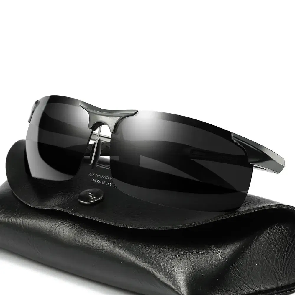 Lenses Color: PURPLE, Frame Color: PURPLE - Myopia Photochromic Sunglasses Diopter Polarized Driving Goggle Men Chameleon Change Color transition Prescription Sun Glasses
