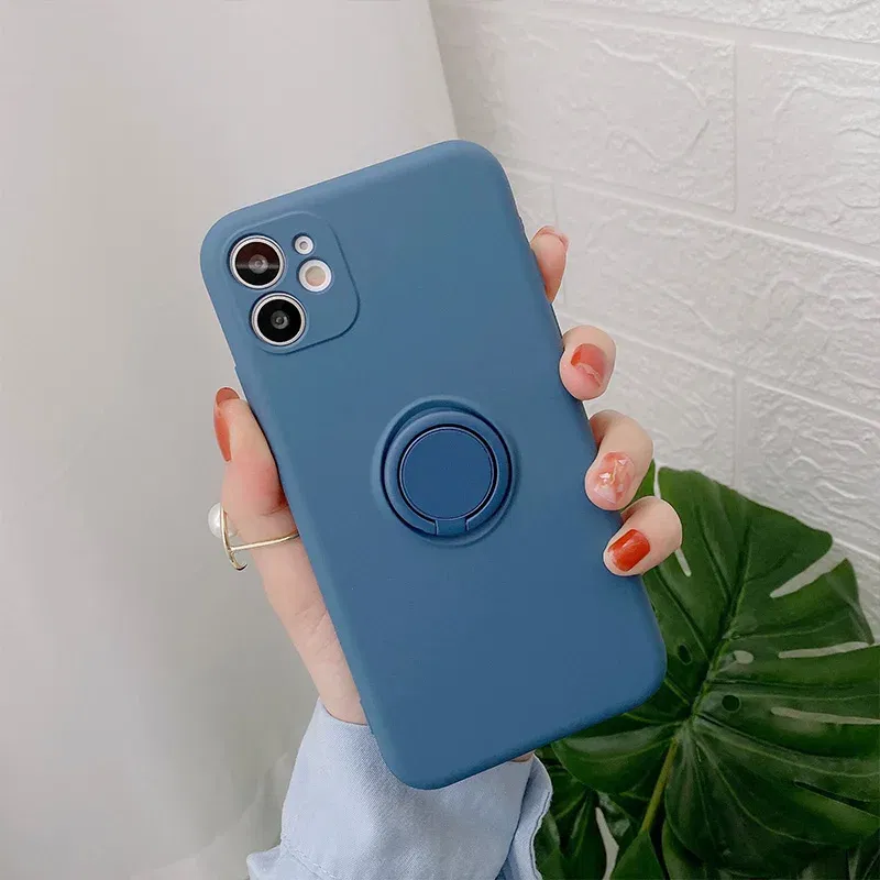 Color: MULTI, Ships From: CHINA, Material: PU - With Ring Holder Phone Case For Samsung Galaxy S25 Ultra S24 S23 S22 S21 Plus A13 A52 A53 A54 TPU Soft Back Cover