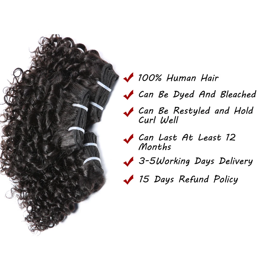 Hair Color: OT Purple, Stretched Length: 12inches, Longest Hair Proportion: 10A - Code Calla Bouncy Curly Hair Bundles Double Draw Indian 6inch Short Cut Remy Human Hair Extensions Natural Black Brown Color