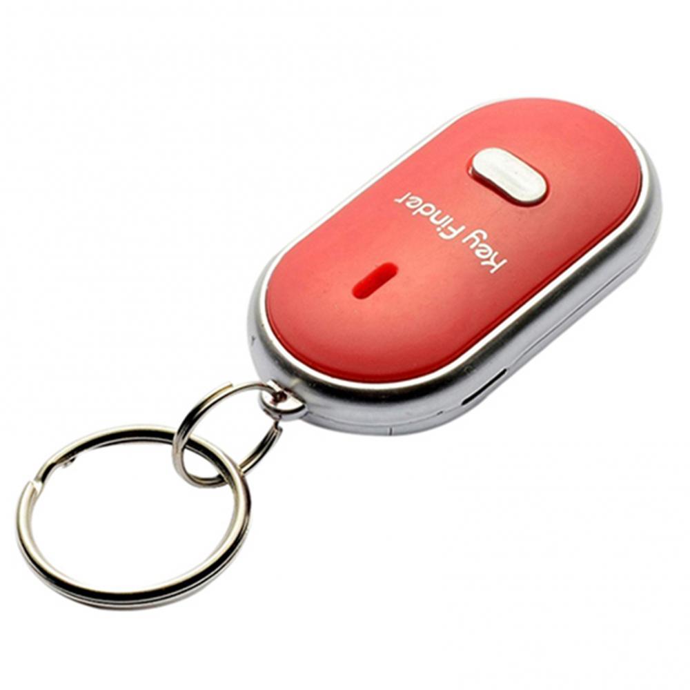 Color: black - Funny Key Chains Women Men Whistle Key Finder Flashing Beeping Remote Lost Keyfinder Locator Keyring