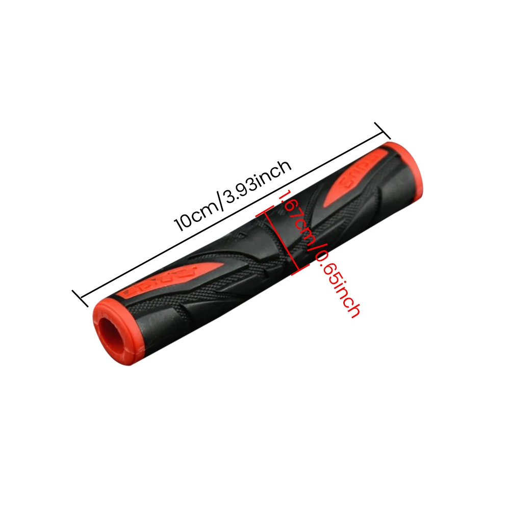 Color: green - 2Pcs Soft Anti-Slip durable Brake Handle Silicone Sleeve Motorcycle Bicycle Protection Cover Protective Handlebar Accessories