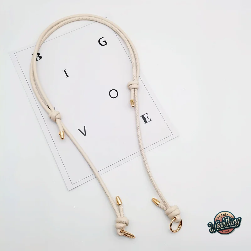 Color: Light Gold - Long Leather Shoulder Strap Crossbody Bag Adjustable Replacement Belt Handbag Strap Accessories DIY Bag Belt For Handbags