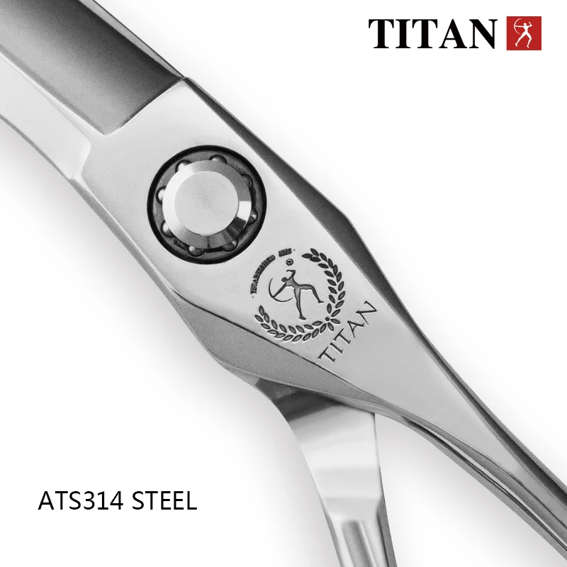 Color: Green - TITAN Professional hair scissors set   hairdressing salon cutting tools barber shears 6.0inch