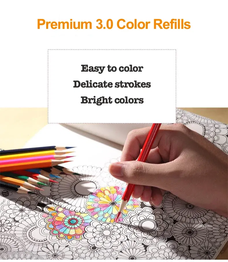 Color: Yellow - 12/24/48/72 Colors Color pencil  DIY set includes: Wooden Color Pencil Sharpener Eraser School Office Supplies Art Stationery
