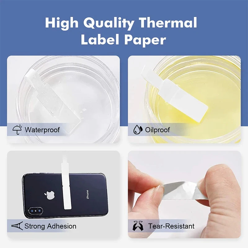 color: green - Niimbot Mini Printer Thermal Wire White/ Cable/Color/Round Sticker Self Adhesive Waterproof   Sticker For B1 B21 B203