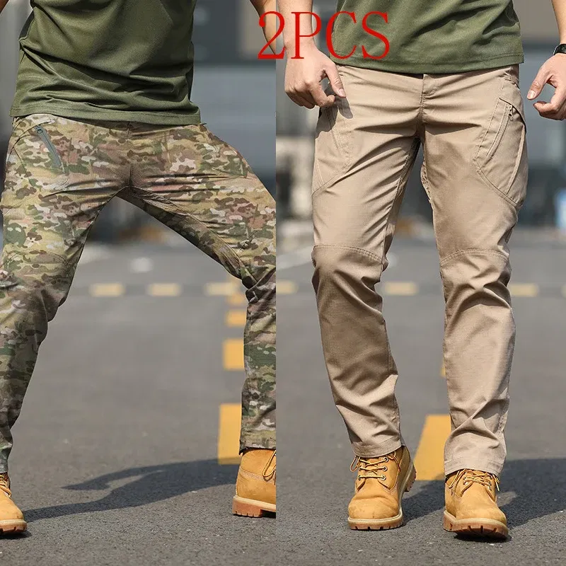 Color: Mint, Size: M - Archon X9 Tactical Pants Slim Fit Waterproof Camouflage Training Pants Spring Autumn Breathable Waterproof Overalls Loose Wear