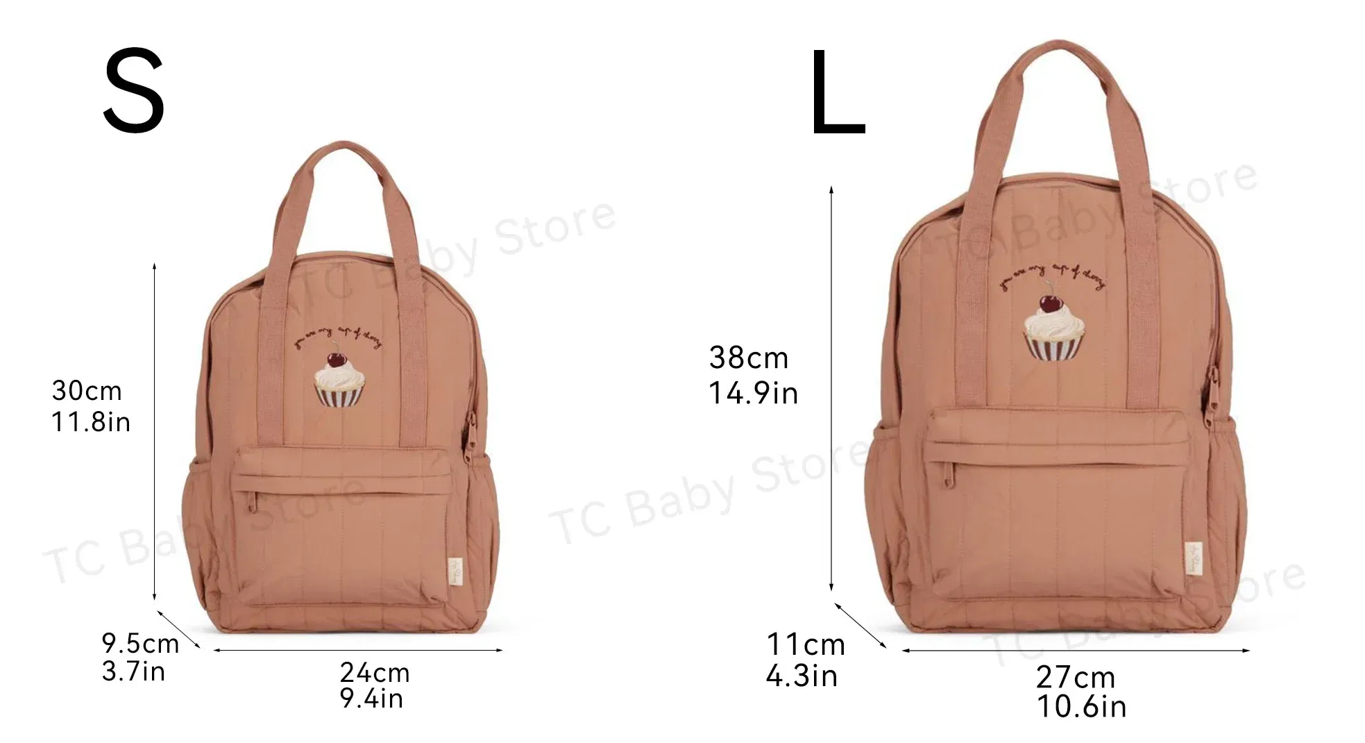 Color: Green - KS Baby Backpack 2024 New Kids Schoolbag Kindergarten Bags Brand Traveling Mom Cherry Lemon Children's Boys Girls Storage