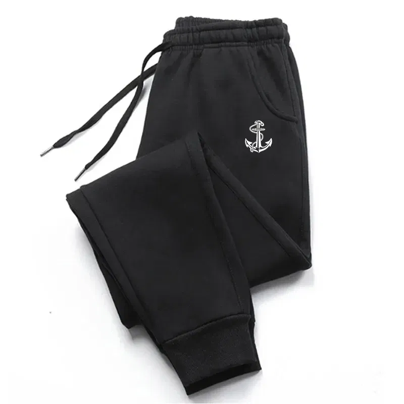 Color: Dark blue, Size: XL - Autumn And Winter Men Pants New In Men's Clothing Casual Trousers Sport Jogging Tracksuits Sweatpants Harajuku Streetwear Pants