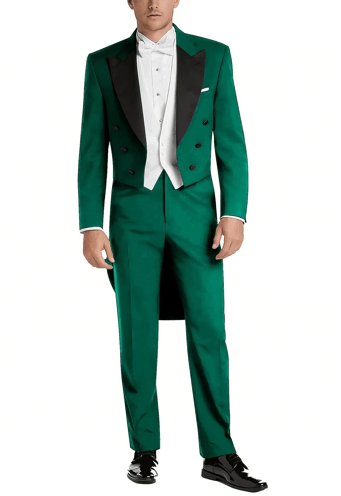 Color: Fuchsia, Size: XXL - Italy Style Aristocratic Men Suit Three Pieces(Jacket+Pants+Vest) Hot-selling High-quality Double Breasted Male Clothing