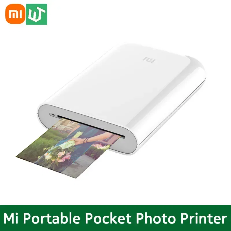 color: Yellow, Ships From: CHINA - Top Global Version Portable Pocket Photo Printer 300dpi Bluetooth-compatible DIY Share Smart Mobile Mini AR Printer