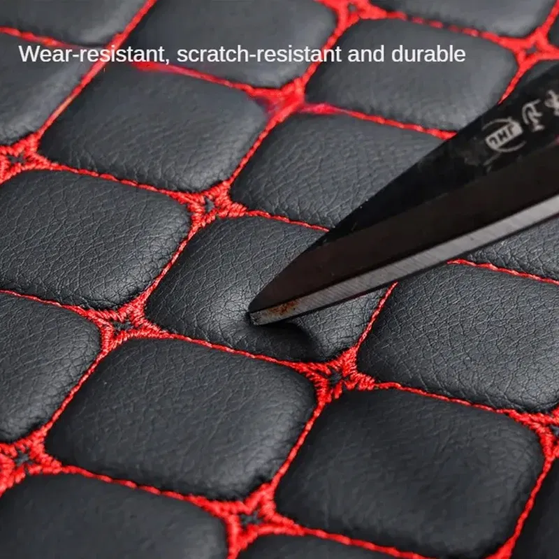 Color Name: Yellow - Car Seat Cover PU Leather Universal Seat Cushion Minimalism Auto Chair Protective Cover Auto Protector Pad with Storage Pocket