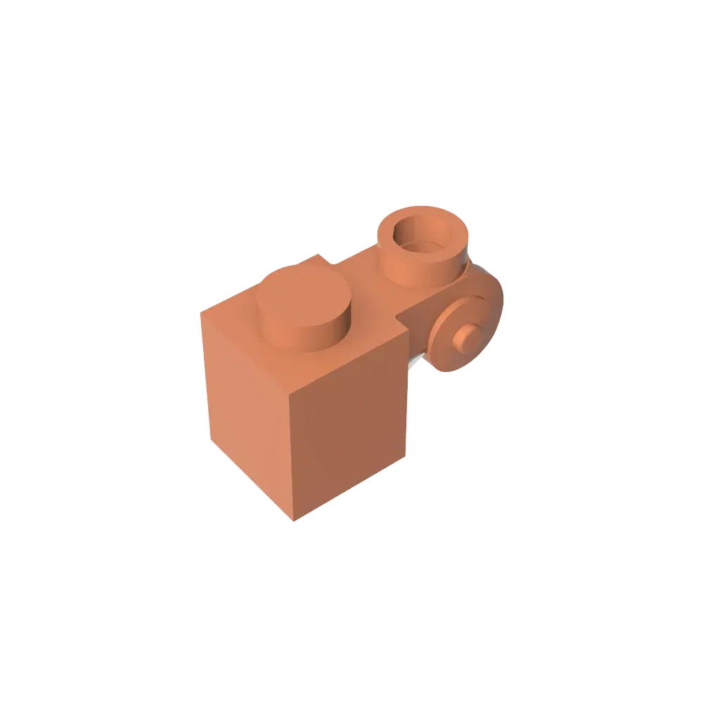 Color: VIOLET/?«?—?…° - Gobricks GDS-M150 Brick Special 1 x 1 with Scroll with Open Stud compatible with lego 20310 Assembles Building Blocks